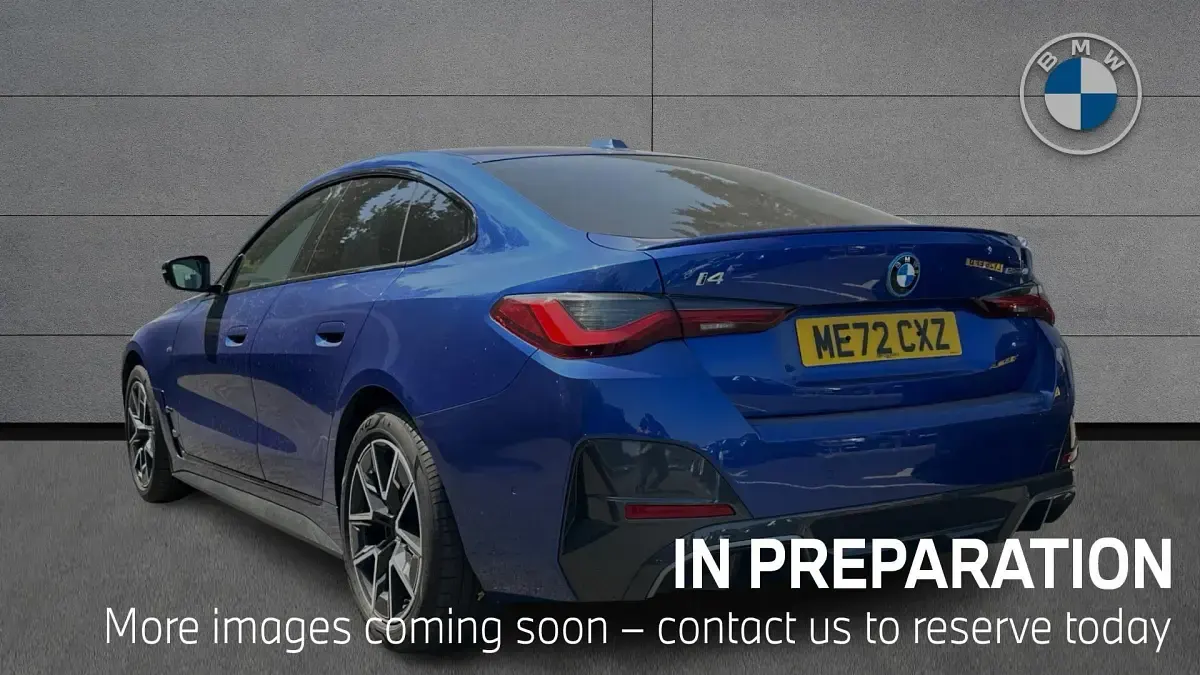 Used BMW i4 M Sport 246 kW (335 HP) 2022 Blue Sedan
