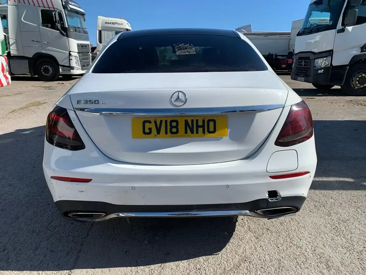 Used Mercedes E350 AMG Line Premium 299 HP (219 kW) 2018 White Sedan