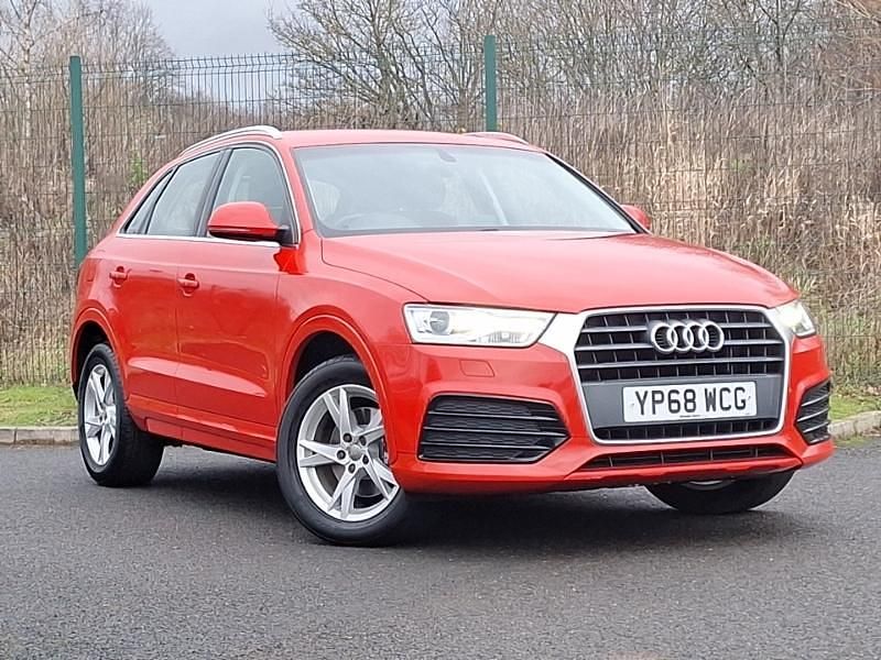 Red Used 2018 Audi Q3 Sport SUV | £13,498 (Good price) - Image 1/4