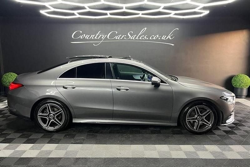 Used Mercedes CLA200 AMG Line Premium Plus 163 HP (119 kW) 2021 Grey Coupe