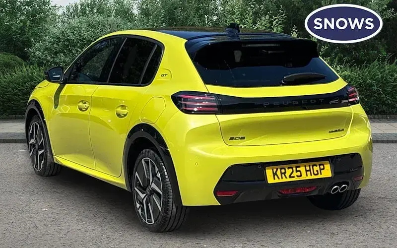 Used Peugeot 208 GT 137 HP (100 kW) 2025 Yellow Hatchback