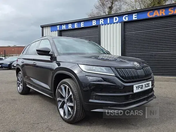 Used Skoda Kodiaq SportLine 200 HP (147 kW) 2021 Black SUV