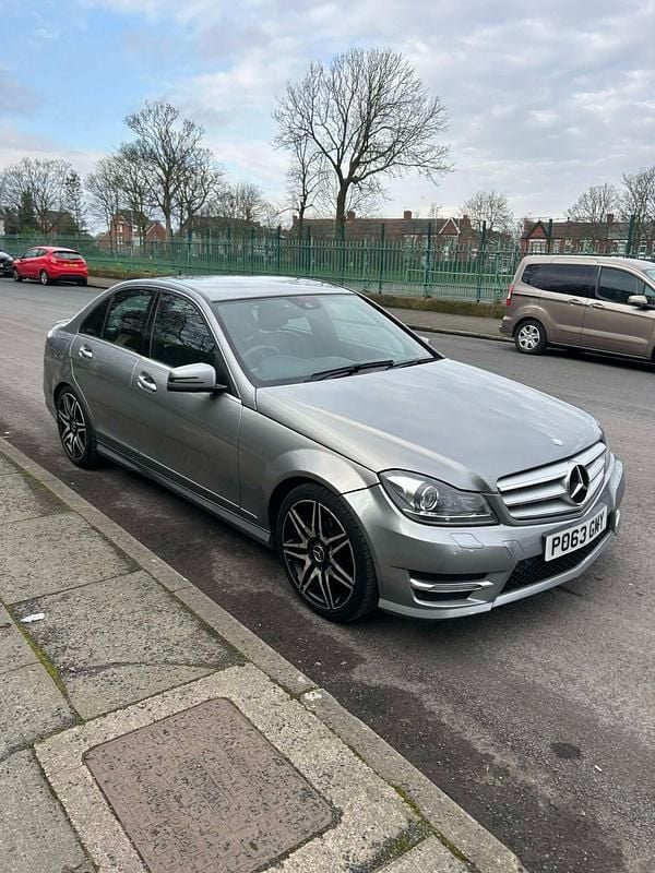 Used Mercedes C200 AMG 2013 Silver Sedan