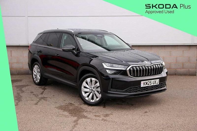 Black magic pearl effect Used 2025 Skoda Kodiaq SE L SUV | £36,568 (A bit pricey) - Image 1/4