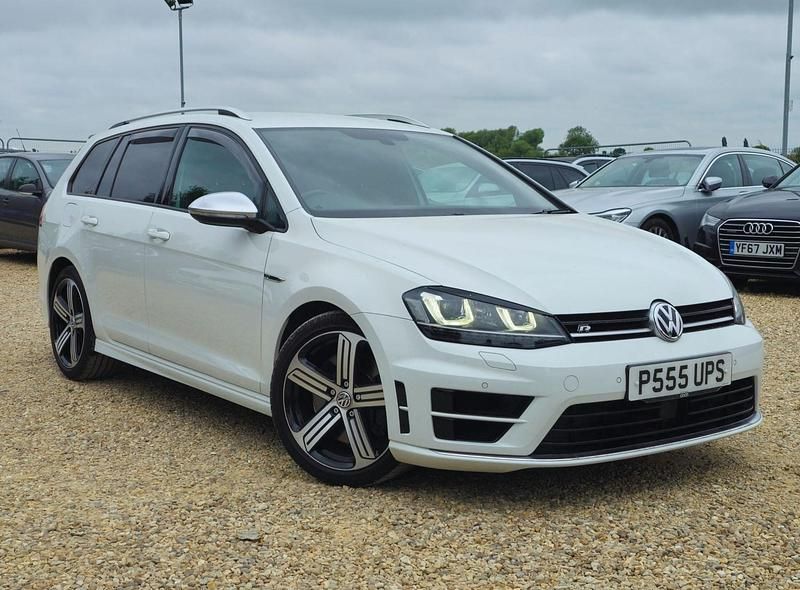 White Used 2017 VW Golf VII R Estate | £17,781 (A bit pricey) - Image 1/4