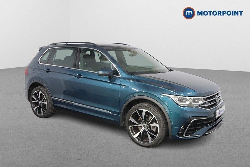 Blue Used 2023 VW Tiguan R-line SUV | £25,749 (Fair price) - Image 1/4