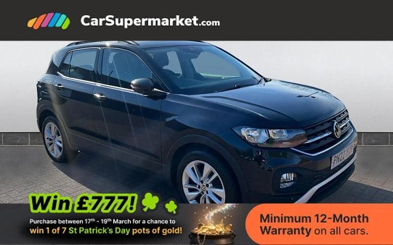 Used VW T-Cross SE 110 HP (80 kW) 2022 Black SUV