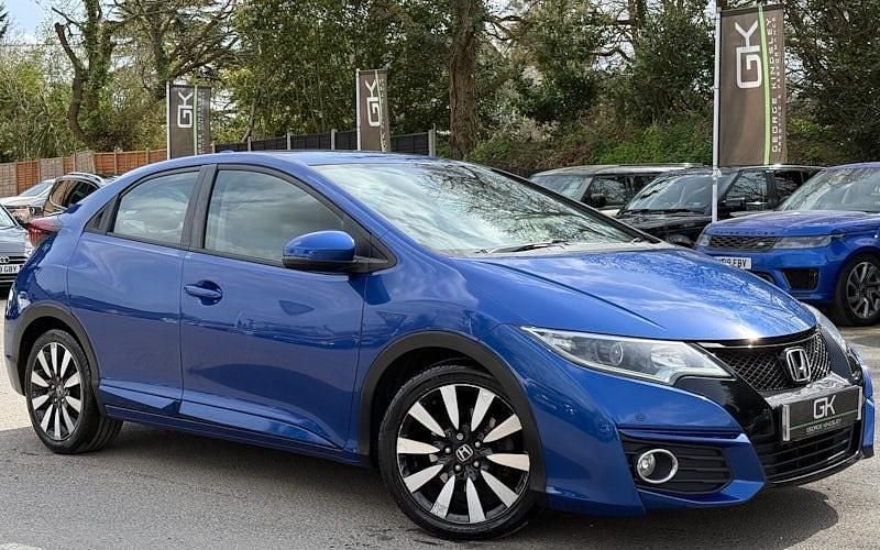 Used Honda Civic SE Plus 141 HP (103 kW) 2016 Blue Hatchback