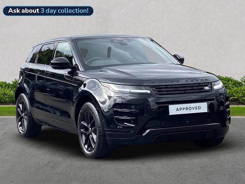 Black Used 2025 Land Rover Range Rover evoque SUV | £43,808 - Image 1/4