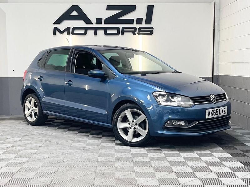 Used VW Polo SEL 2015 Blue Hatchback