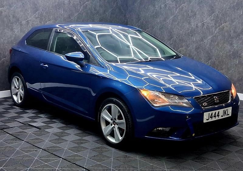 Used Seat Leon SE 105 HP (77 kW) 2013 Blue Hatchback