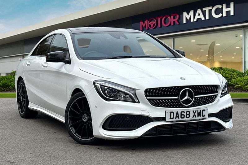 White Used 2019 Mercedes CLA200 AMG line Sedan | £18,490 (Fair price) - Image 1/4
