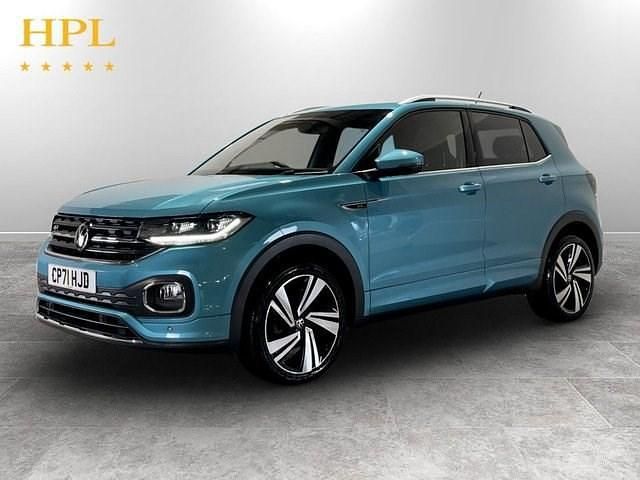 Used VW T-Cross R-line 110 HP (80 kW) 2022 Blue SUV