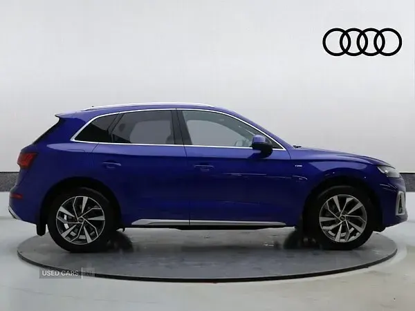Used Audi Q5 S-Line 204 HP (150 kW) 2022 Blue SUV
