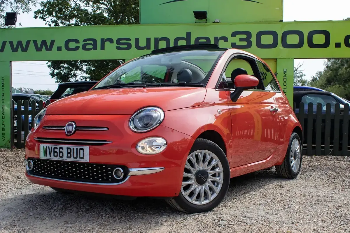 Used Fiat 500C Lounge 2016 Pink Cabriolet