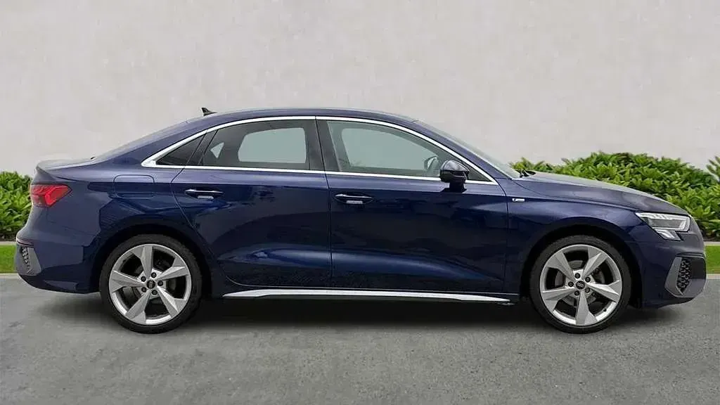 Used Audi A3 S-Line 108 HP (79 kW) 2023 Blue Sedan