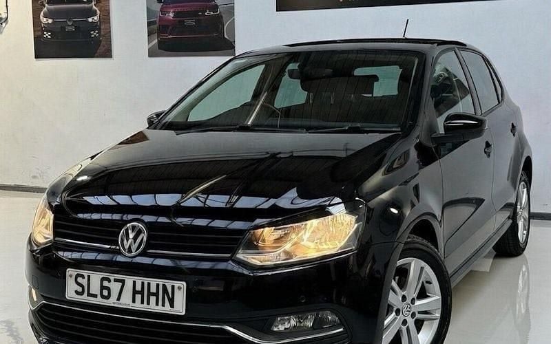 Used VW Polo Edition 90 HP (66 kW) 2017 Black Hatchback