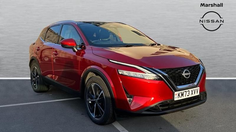 Red Used 2023 Nissan Qashqai Tekna SUV | £21,842 (A bit pricey) - Image 1/4