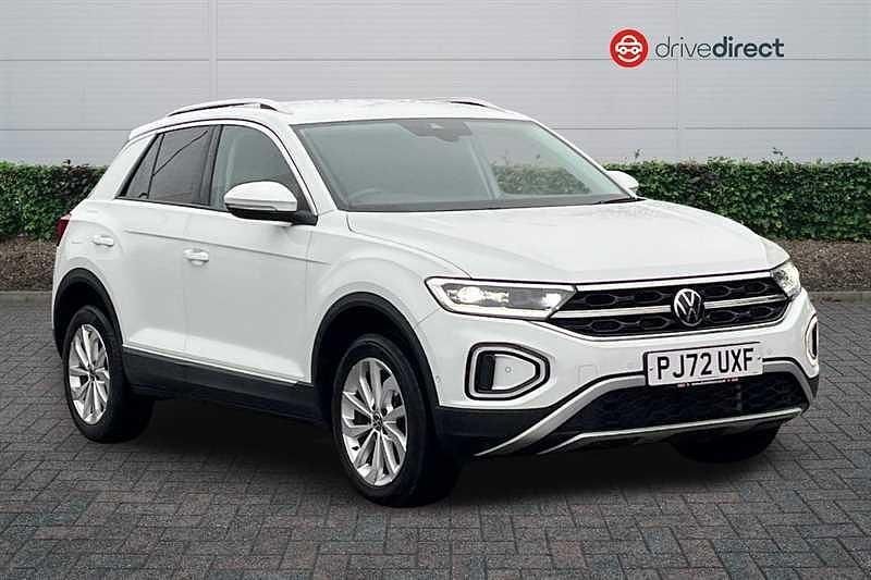 White Used 2022 VW T-Roc Style SUV | £21,535 (A bit pricey) - Image 1/4