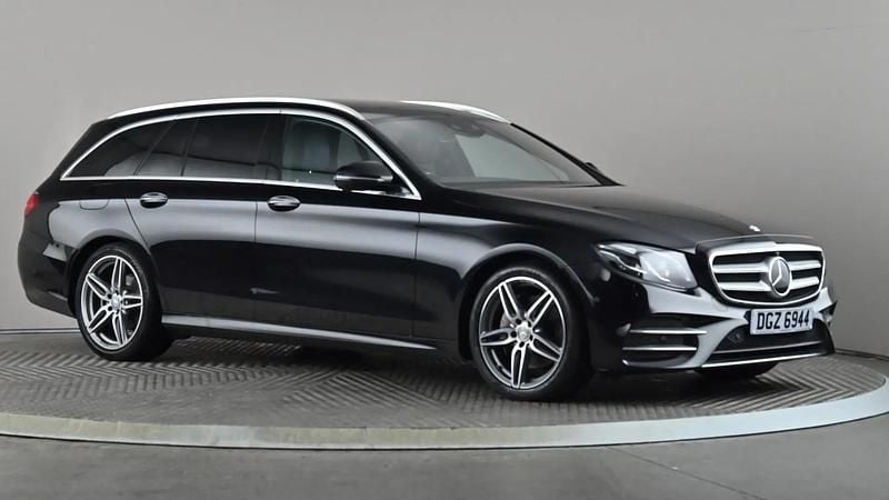 Black Used 2016 Mercedes E220 AMG Line Premium Plus Estate | £17,998 - Image 1/4