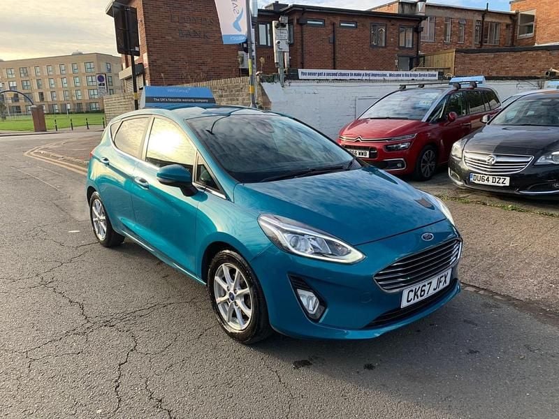 Blue Used 2017 Ford Fiesta Zetec Hatchback | £3,995 (Fair price) - Image 1/4