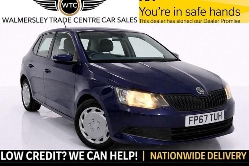 Used Skoda Fabia 60 HP (44 kW) 2017 Blue Hatchback