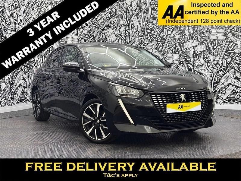 Black Used 2020 Peugeot 208 Allure Premium Hatchback | £10,695 (Fair price) - Image 1/2