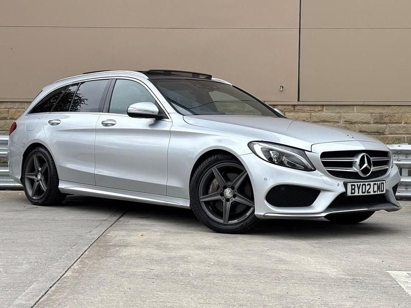 Silver Used 2014 Mercedes C250 AMG Line Premium Estate | £10,895 (Fair price) - Image 1/4
