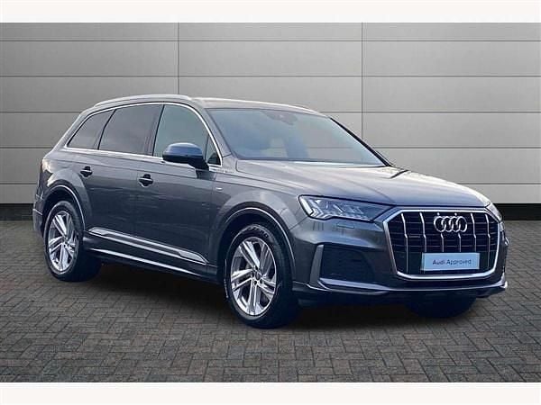 Grey Used 2020 Audi Q7 S-Line SUV | £39,750 (A bit pricey) - Image 1/4