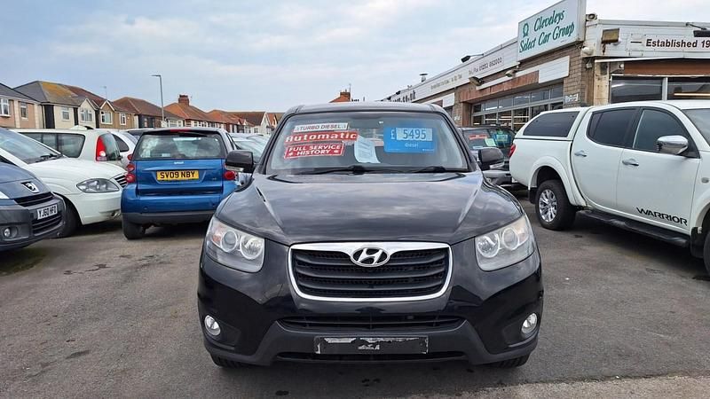 Black Used 2010 Hyundai Santa Fe Style SUV | £4,695 (Fair price) - Image 1/4