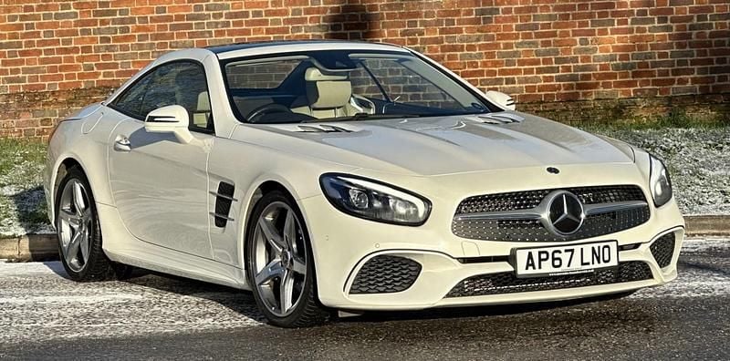 White Used 2017 Mercedes SL400 AMG line Cabriolet | £31,499 (Fair price) - Image 1/4