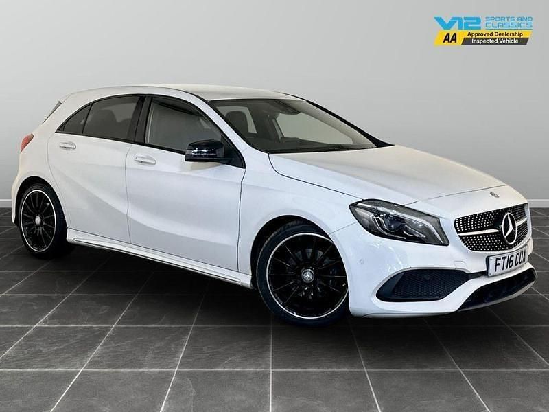White Used 2016 Mercedes A200 AMG Line Premium Hatchback | £10,995 (Fair price) - Image 1/2
