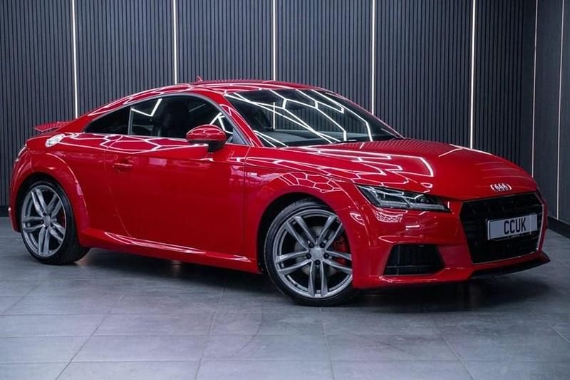 Used Audi TT S-Line 180 HP (132 kW) 2017 Red Coupe