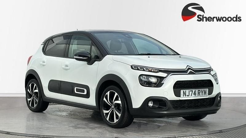 White Used 2024 Citroën C3 PureTech Hatchback | £14,999 (Fair price) - Image 1/4