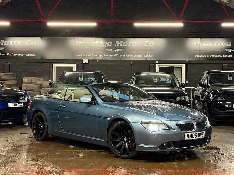 Used BMW 630 Cabriolet Sport Line 2006 Blue Cabriolet