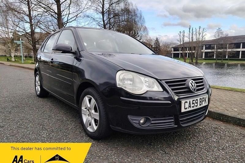 Used VW Polo Match 60 HP (44 kW) 2009 Black Hatchback