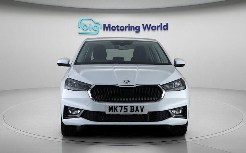 New Skoda Fabia SE 116 HP (85 kW) 2025 White Hatchback
