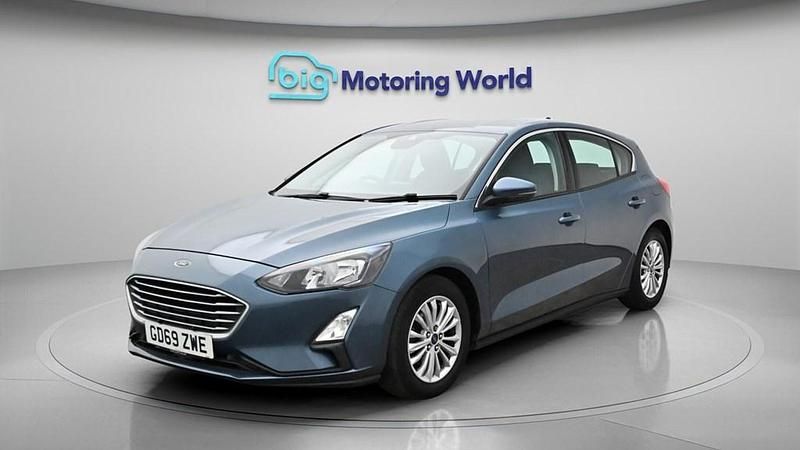 Used Ford Focus Titanium 125 HP (91 kW) 2020 Blue Hatchback