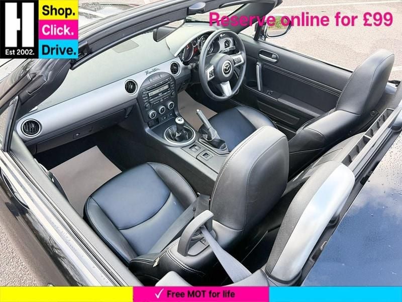 Used Mazda MX5 Inclusive 160 HP (117 kW) 2009 Black Cabriolet