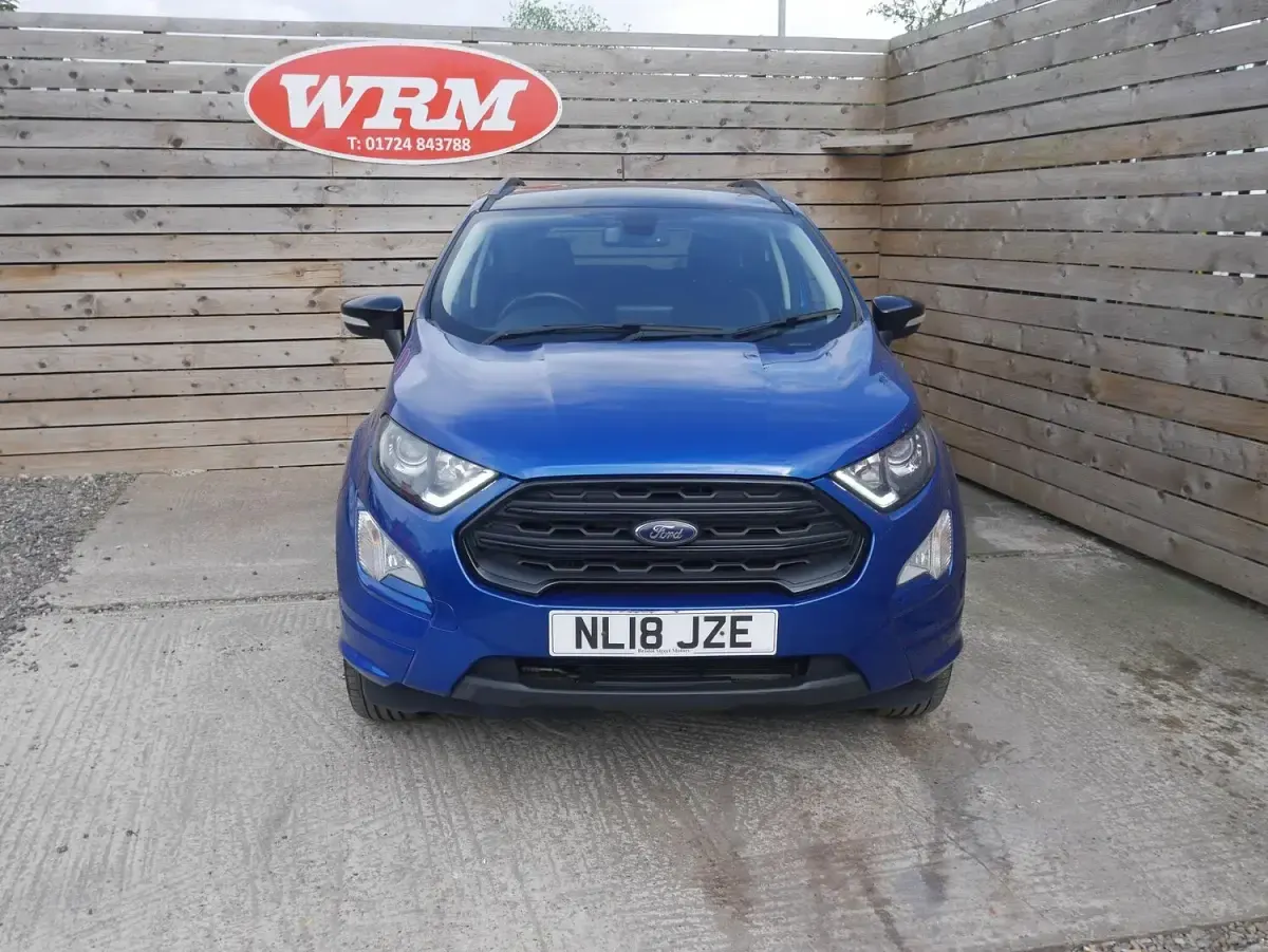 Used Ford Ecosport ST-Line 125 HP (91 kW) 2018 Blue SUV