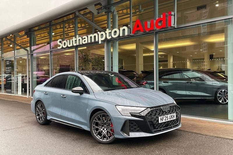 Grey Used 2025 Audi RS3 Comfort Sedan | £59,750 - Image 1/4