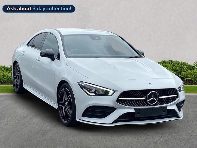 White Used 2022 Mercedes CLA200 Executive Coupe | £23,499 (Fair price) - Image 1/4