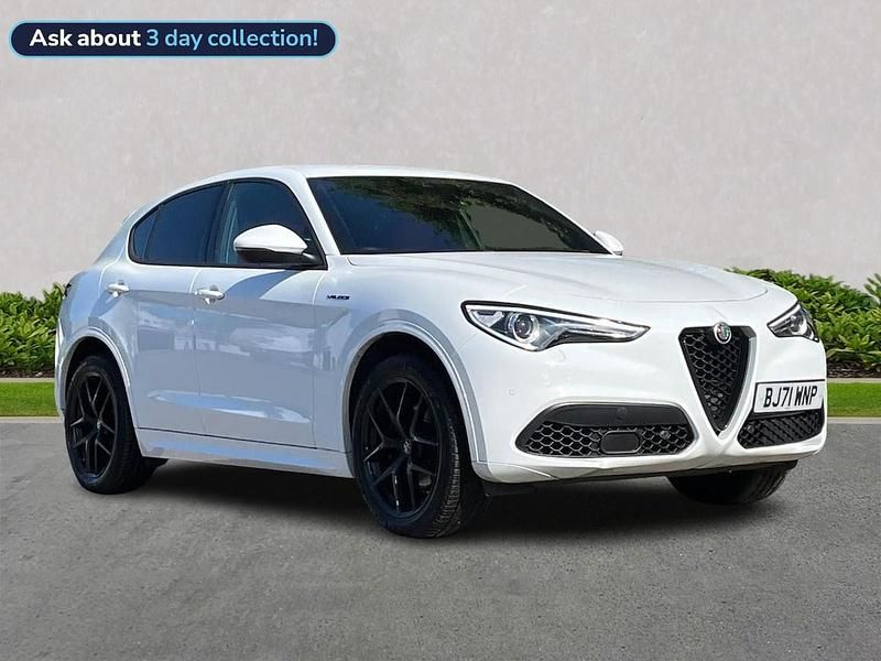 White Used 2021 Alfa Romeo Stelvio Veloce SUV | £26,990 (Good price) - Image 1/4