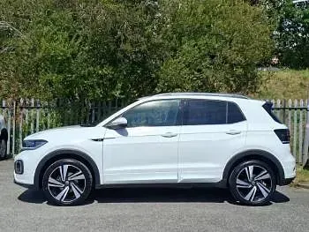 Used VW T-Cross R-line 110 HP (80 kW) 2023 White SUV