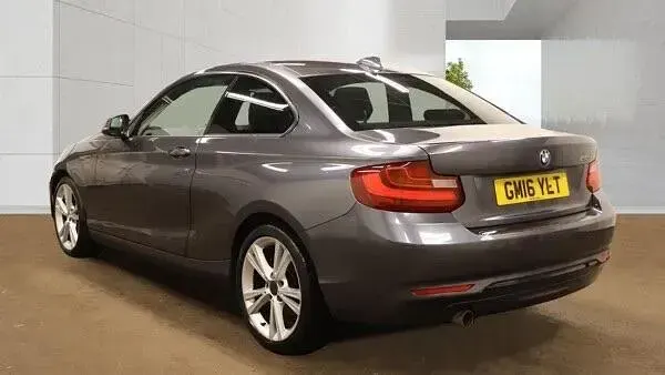 Used BMW 218 Sport Line 2016 Grey Coupe