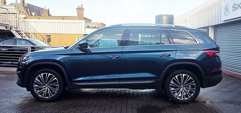 Used Skoda Kodiaq SE L Executive 110 HP (80 kW) 2024 Petrol blue metallic SUV
