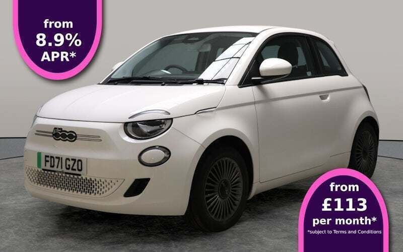 White Used 2021 Fiat 500e Icon Hatchback | £10,060 (Fair price) - Image 1/3