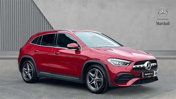 Red Used 2022 Mercedes GLA200 AMG line SUV | £24,280 (Good price) - Image 1/4