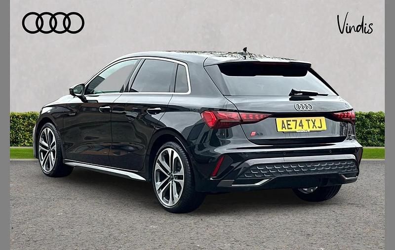 Used Audi A3 S-Line 147 HP (108 kW) 2024 Black Hatchback
