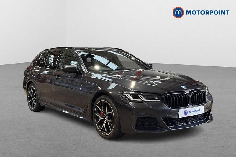 Grey Used 2022 BMW 530e M Sport Estate | £28,699 (Fair price) - Image 1/4